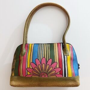 Anna by Anuschka Hand Painted Leather Purse